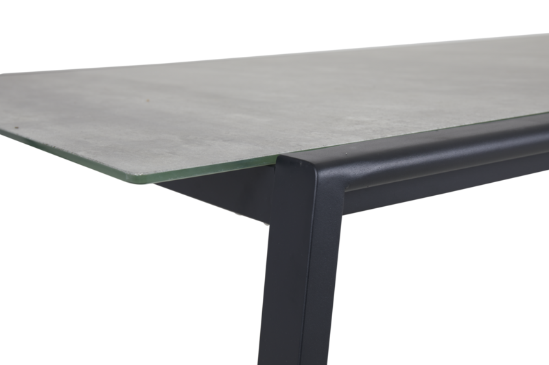 Lyra dining table Black/Sand