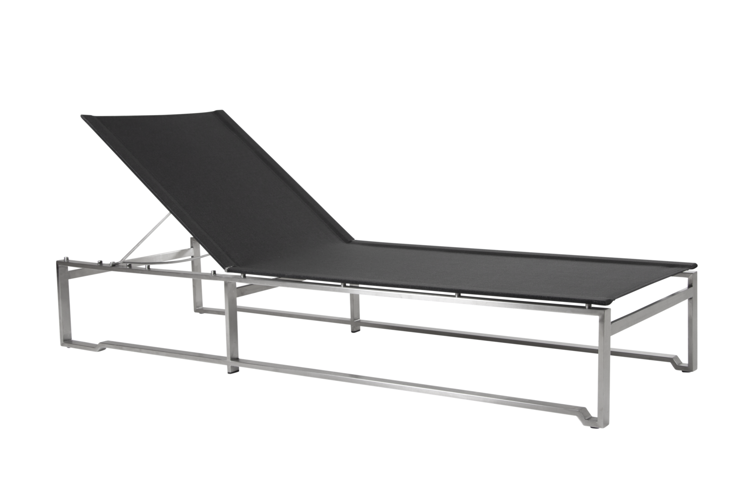 Gotland lounger Grey/black