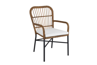 Anemon dining chair Natural colored/white