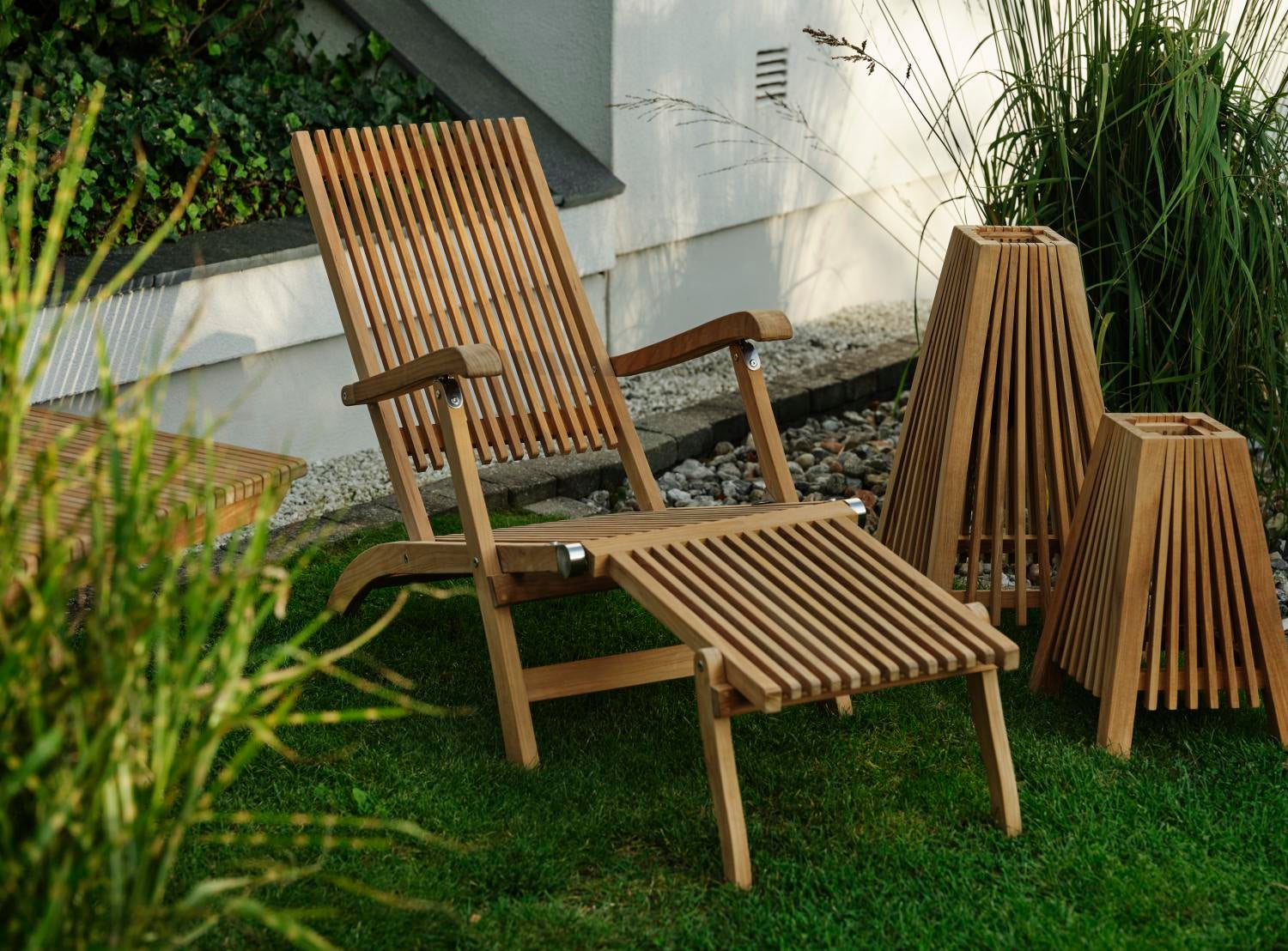 Julita deckchair Natural color