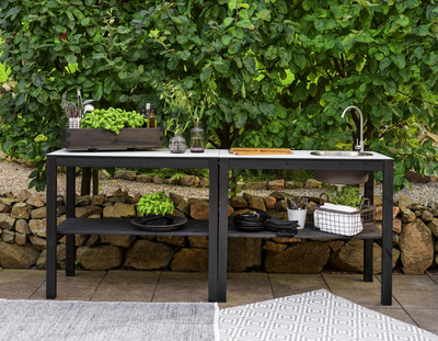 Holma outdoor Kitchen Black/grey