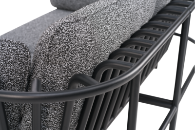 Collier armchair Black/Teddy Ant