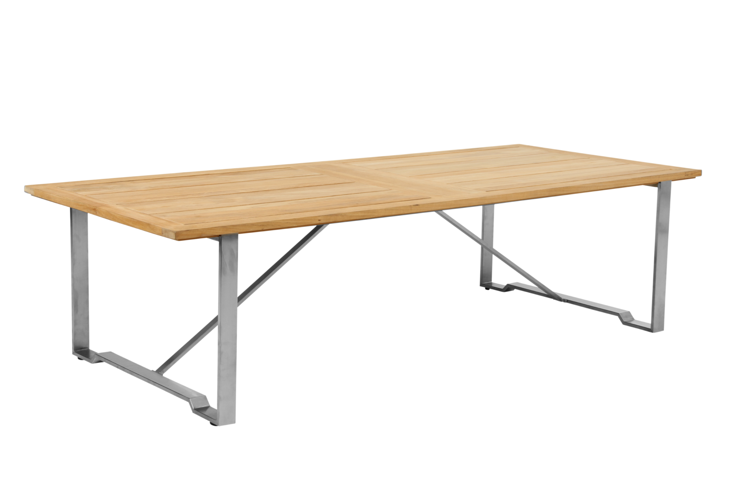 Gotland coffee table Silver/teak