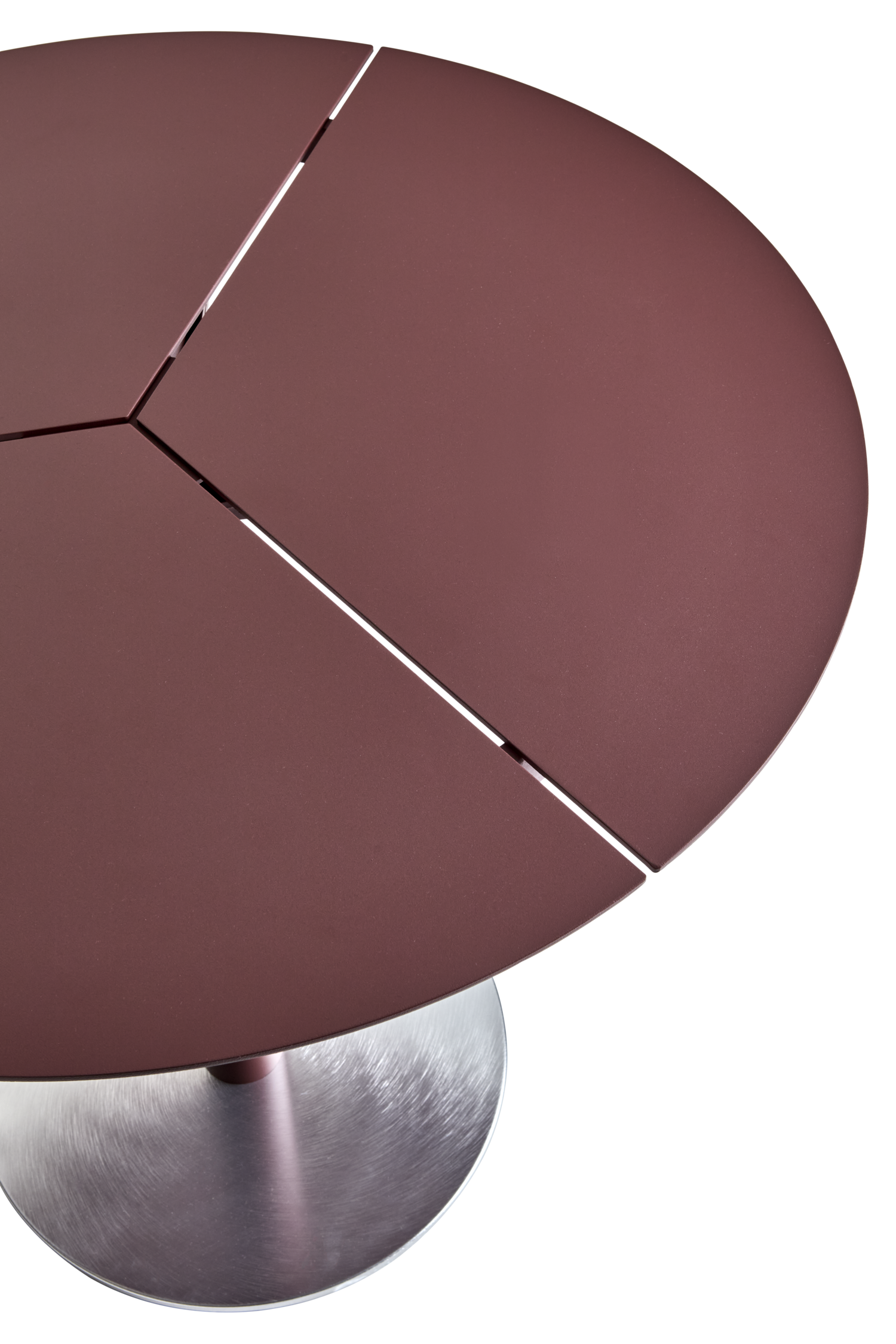 Peace café table Zin Red