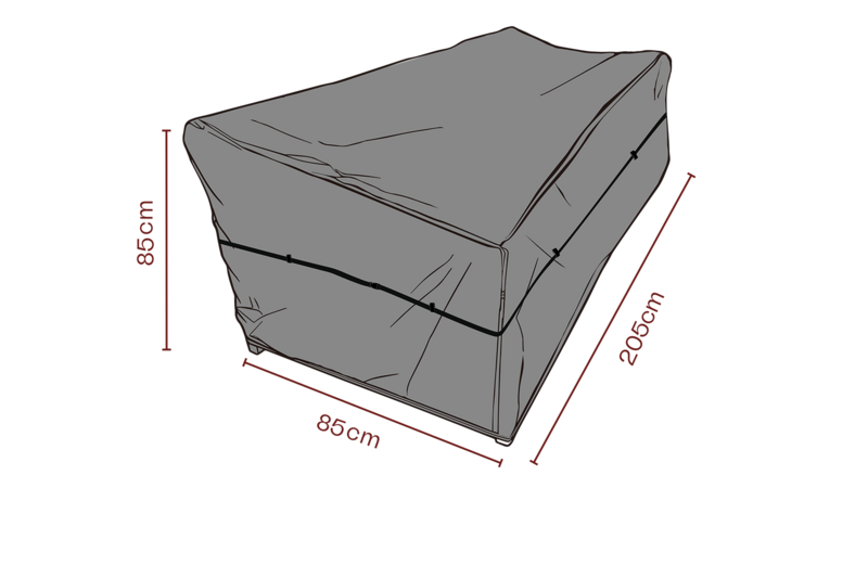 Furniture cover sofa Black