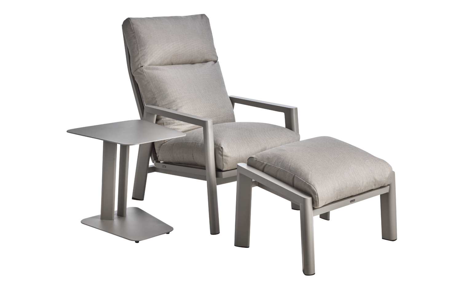 Slide side table Khaki