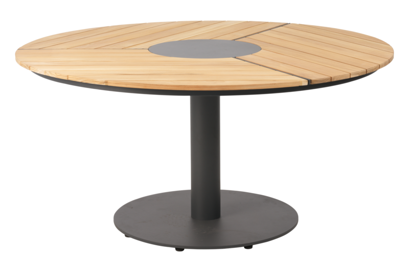 Peace Wood dining table Anthracite/Natur