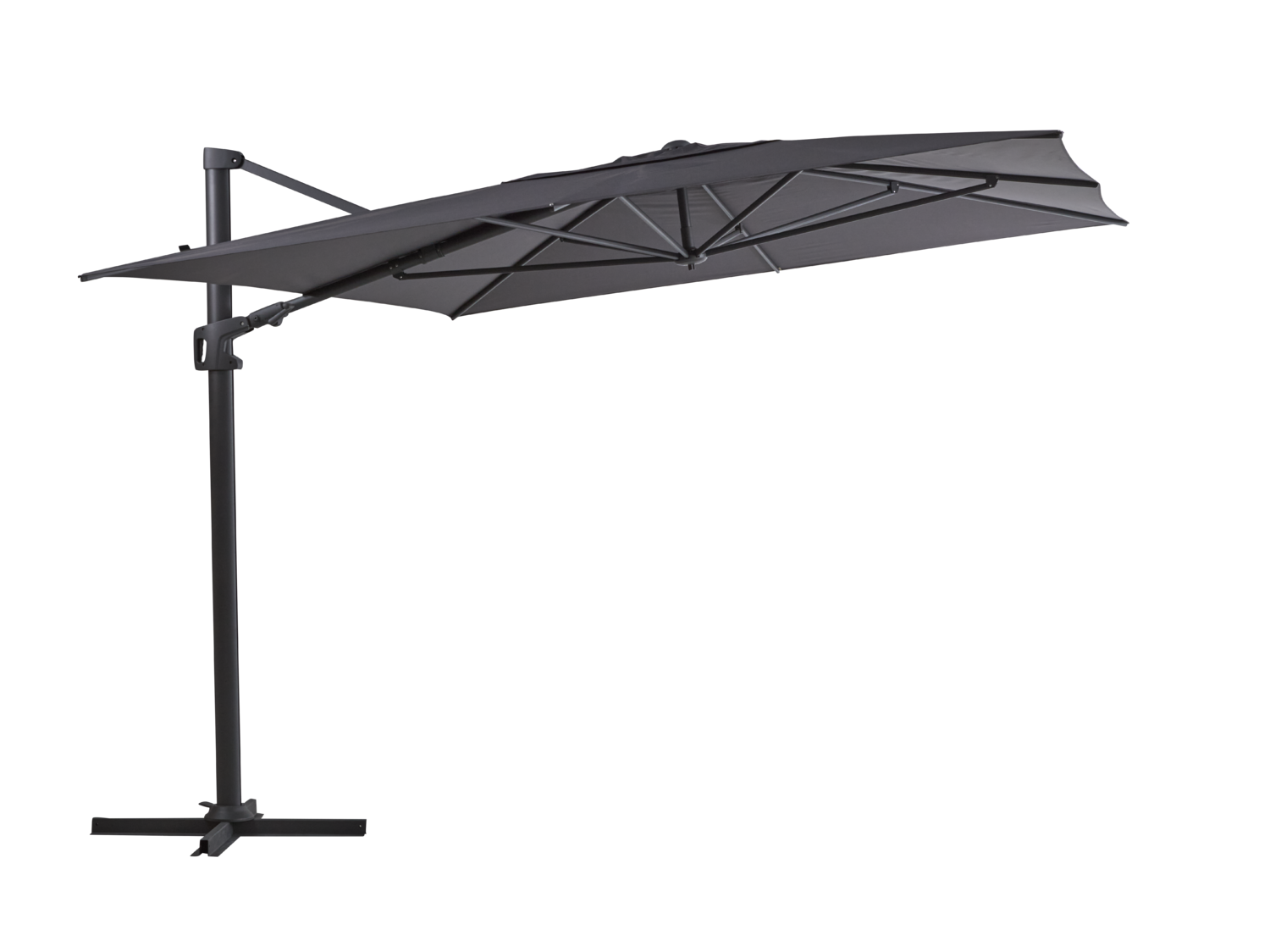 Vinovo hanging parasol Anthracite/Grey