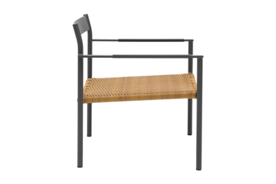DK lounge chair Anthracite/Natur