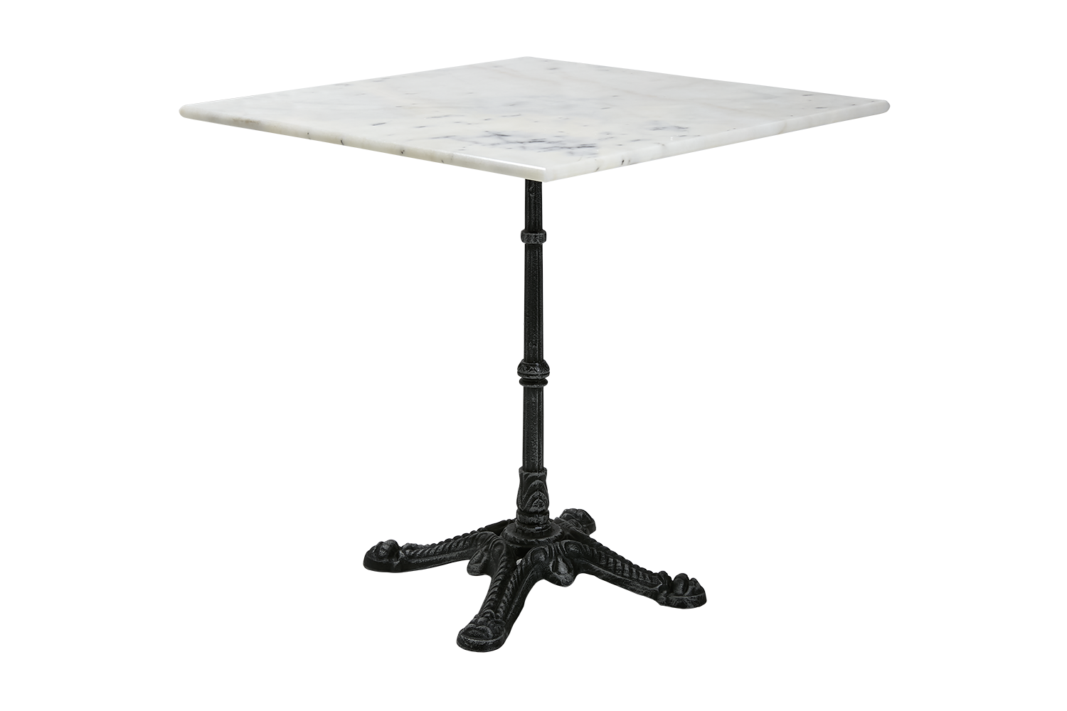 Loire café table White/black