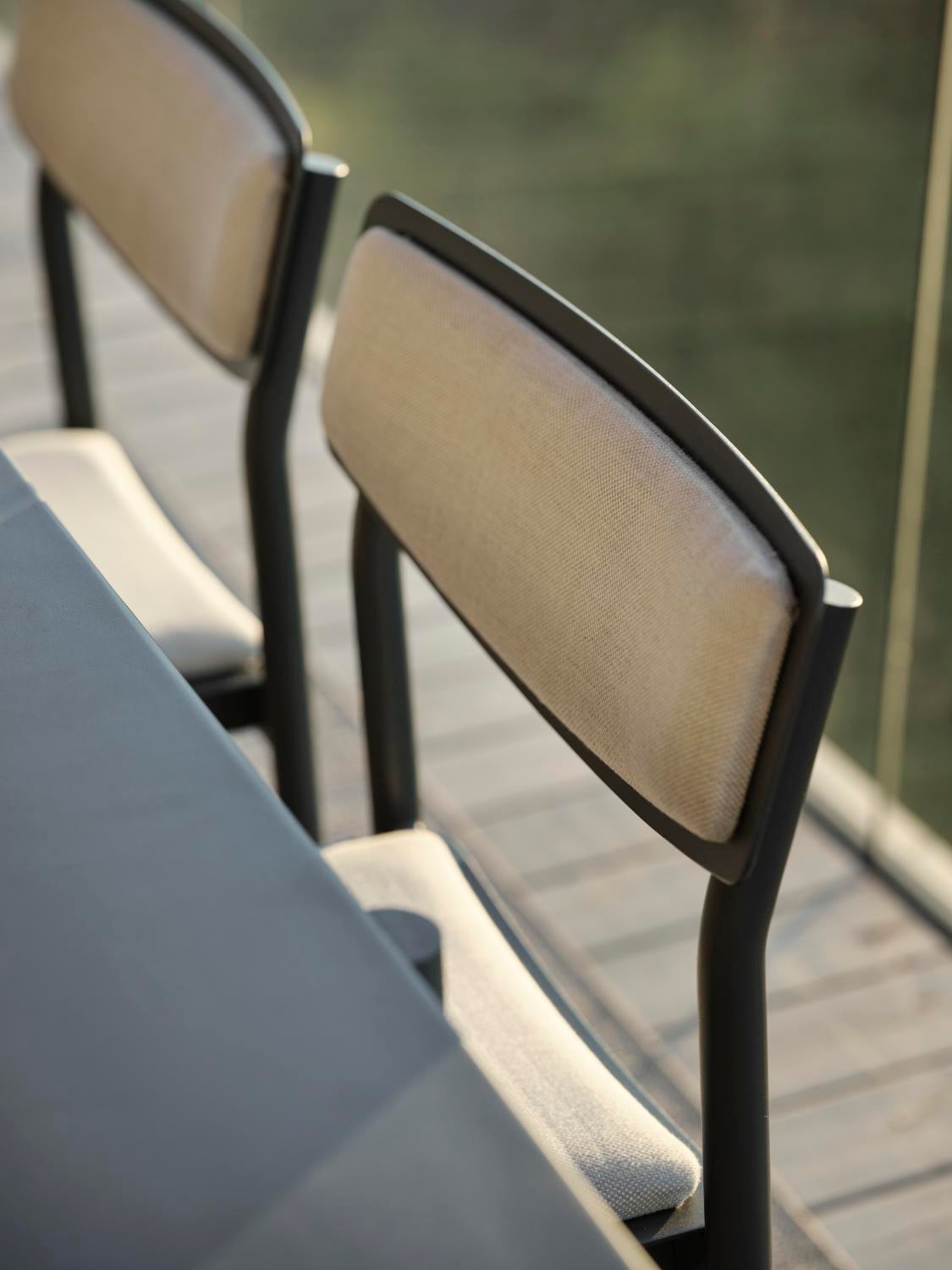 Gusty dining chair Anthracite/ash