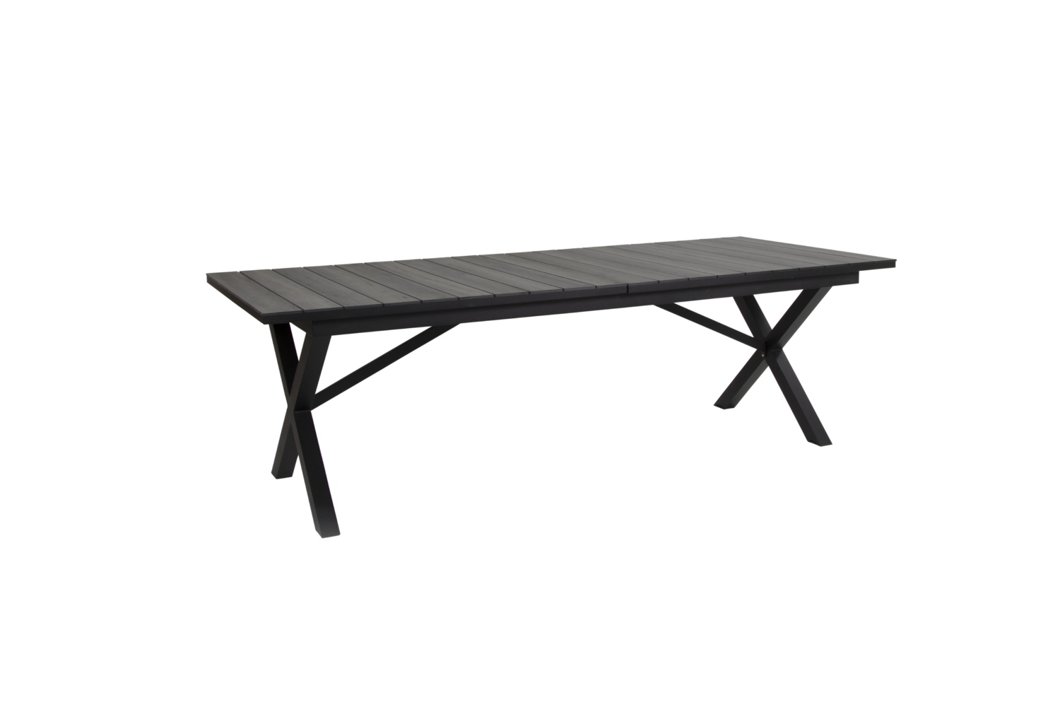 Hillmond dining table Black/Grey wood