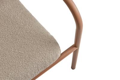 Bendt armchair Peach/Teddy Beige