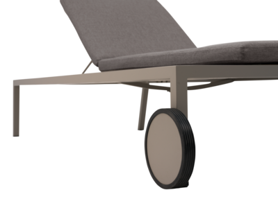 Samvaro lounger Khaki/Soft Dawn