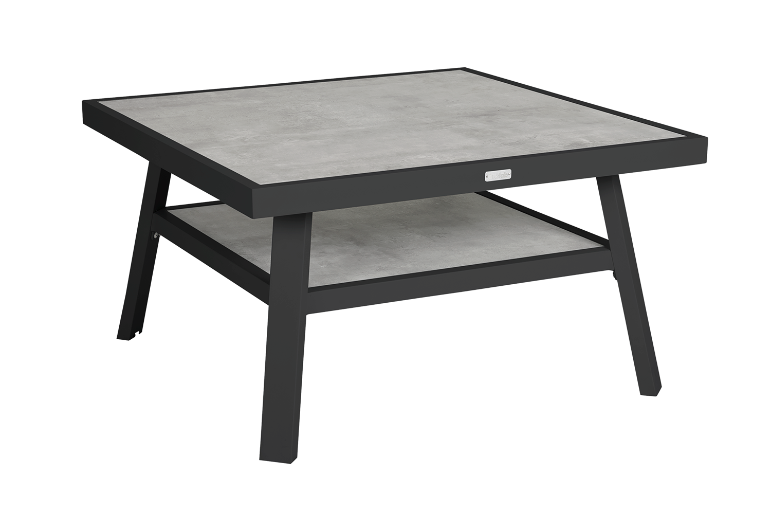 Samvaro Low coffee table Anthracite/Anthracite