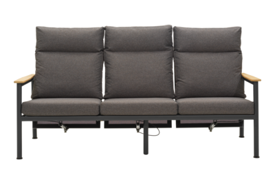 Gordon 3-seater sofa Anthracite/Soft Dawn