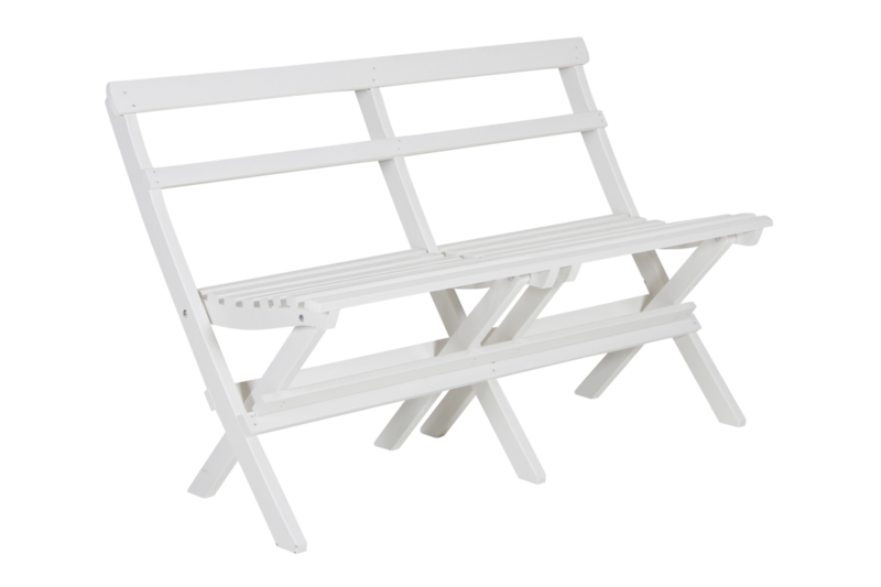 Gammeldags 2-seater sofa White