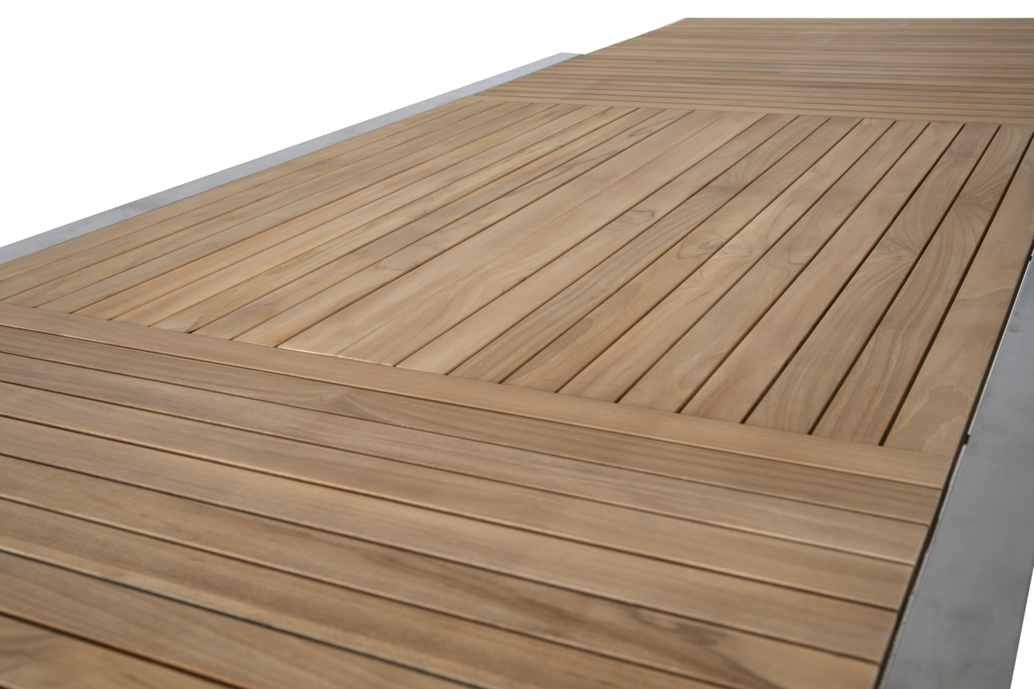 Naos dining table Stainless steel/teak