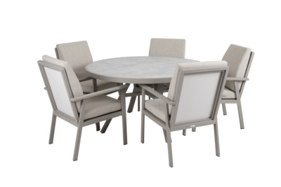 Samvaro dining table Khaki/sand