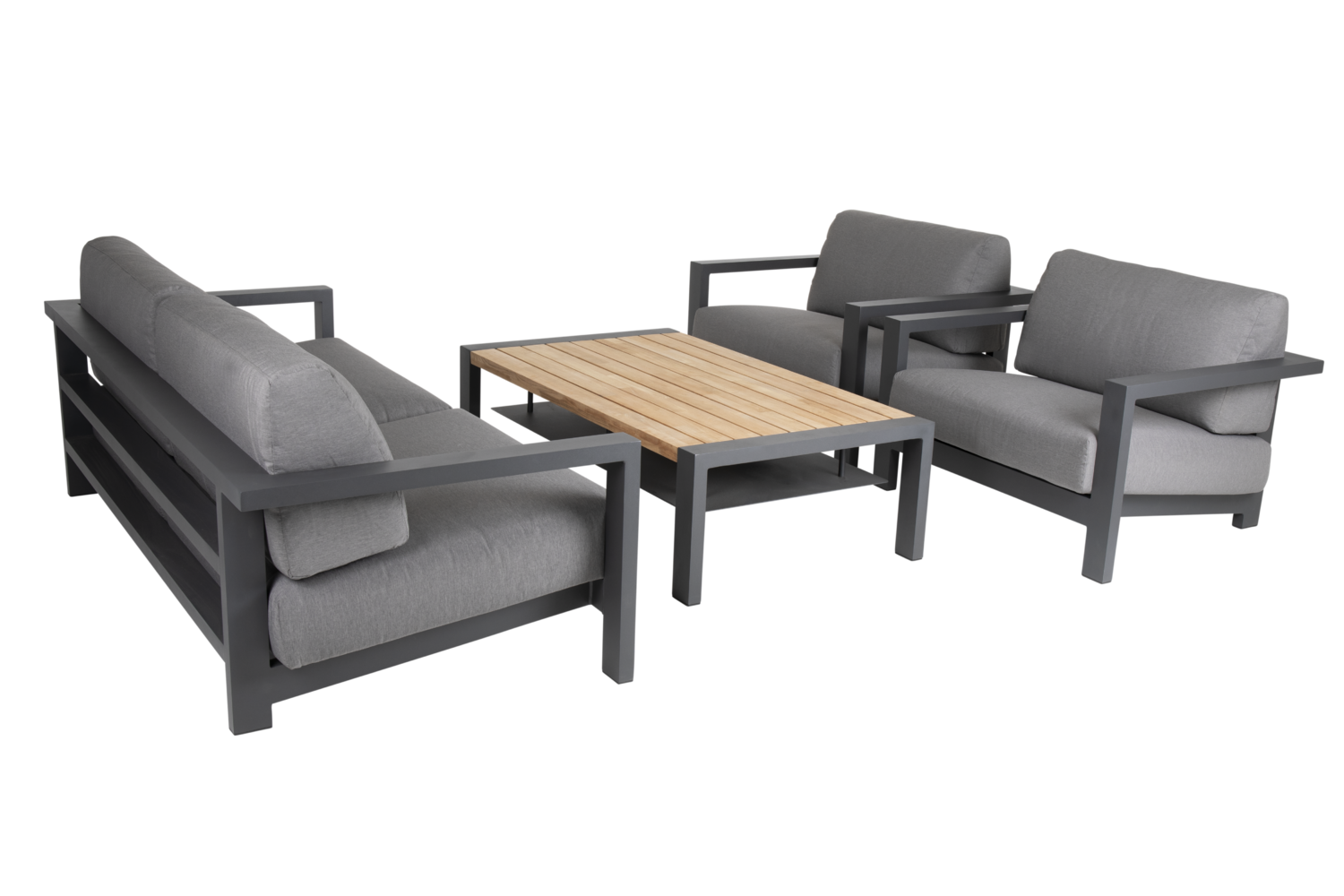 Amesdale coffee table Anthracite/Teak