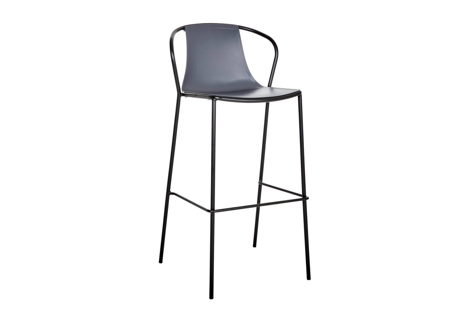 Kasia bar stool Grey/black