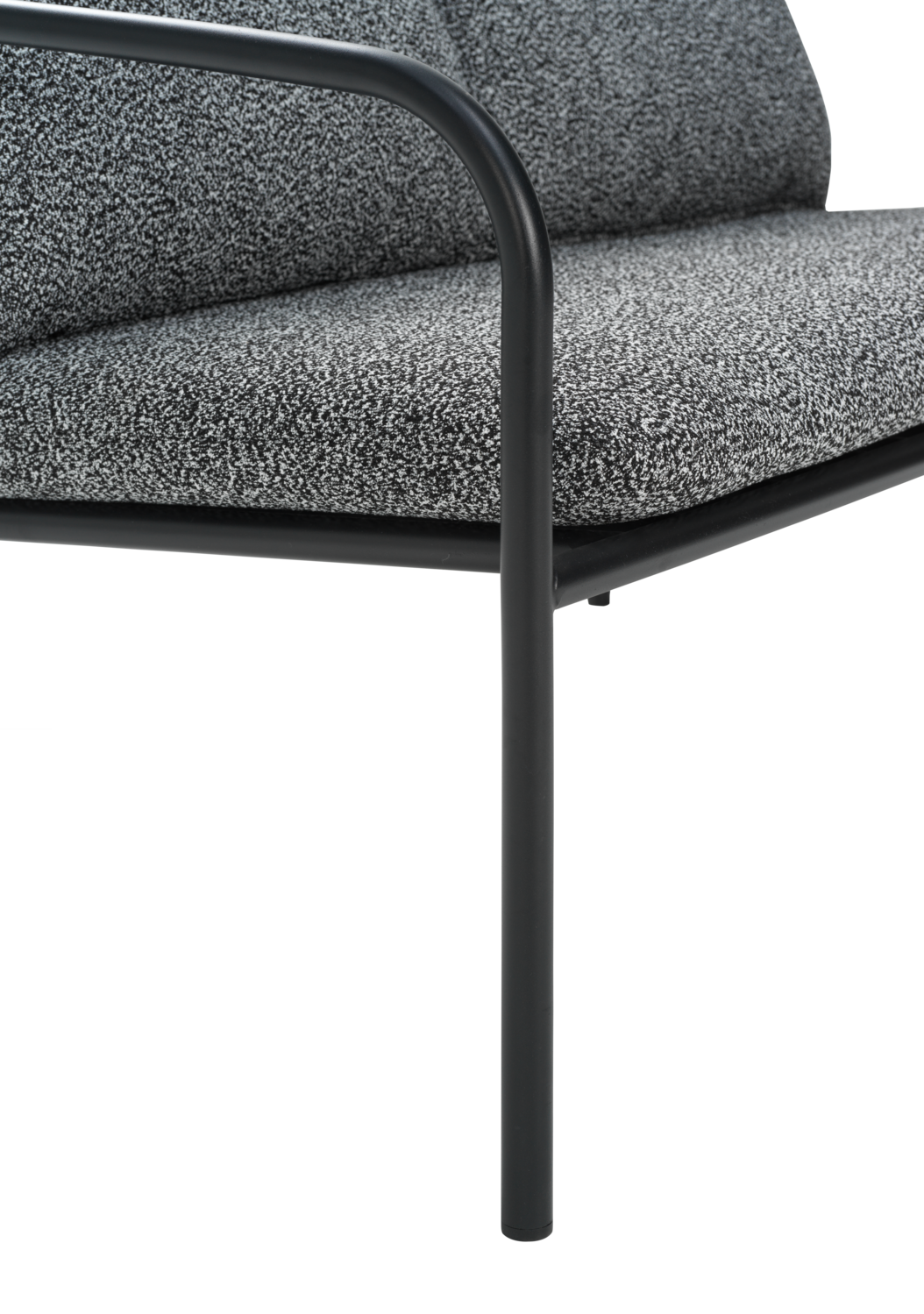 Bendt 2-seater sofa Black/Teddy Ant