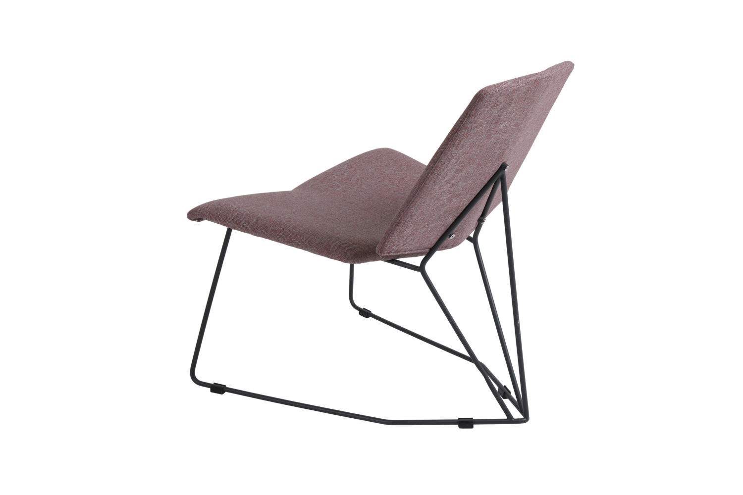 Pollux armchair Pink/Anthracite