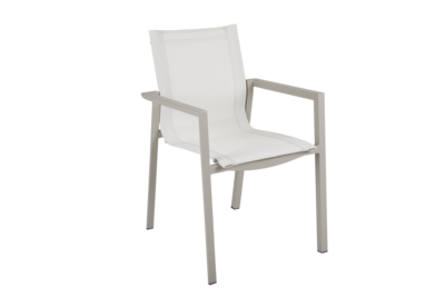 Delia armchair Khaki/Off-white