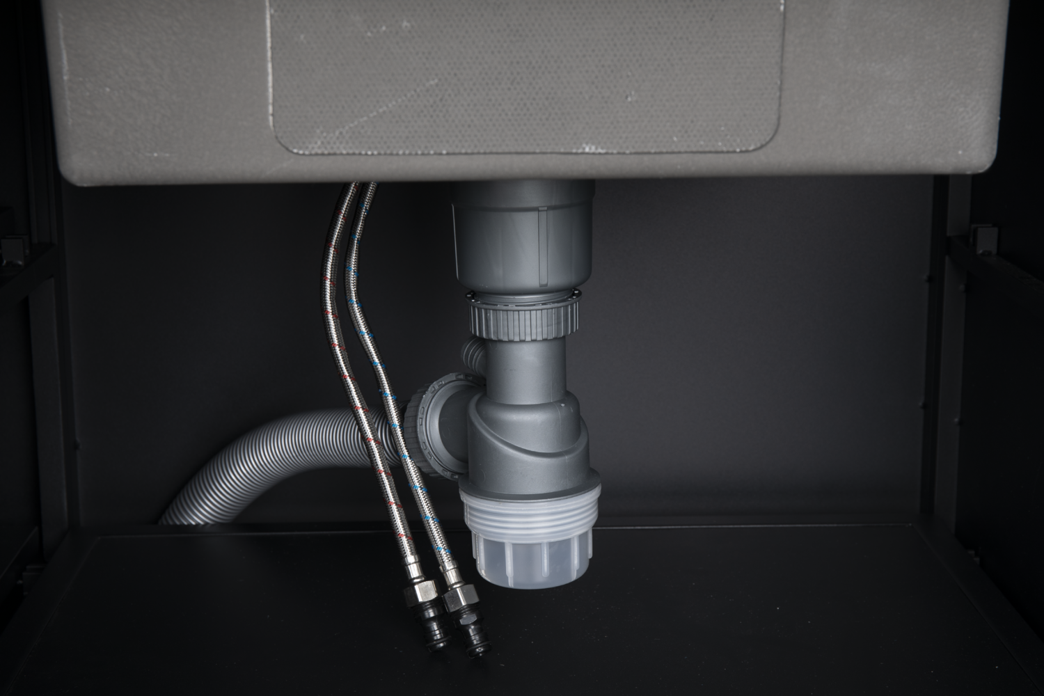 Fornax outdoor Kitchen Black/teak