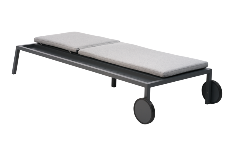 Samvaro lounger Anthracite/Pearl Grey
