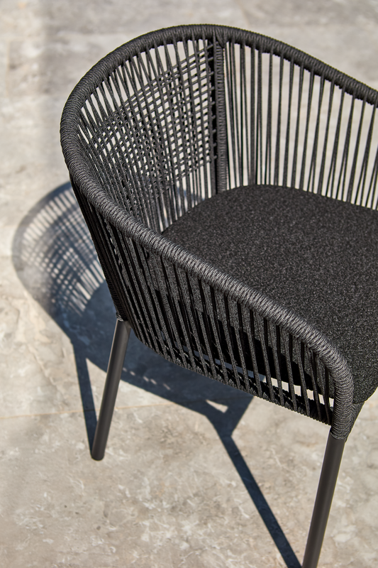 Delta armchair Black/Teddy Black