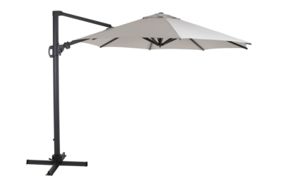 Varallo hanging parasol Anthracite/khaki