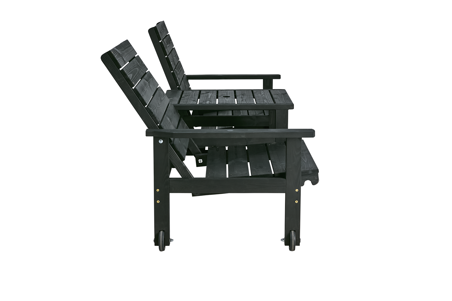 Du & Ja 2-seater sofa Black