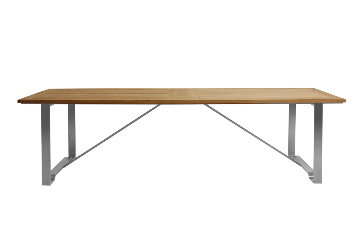 Gotland coffee table Silver/teak