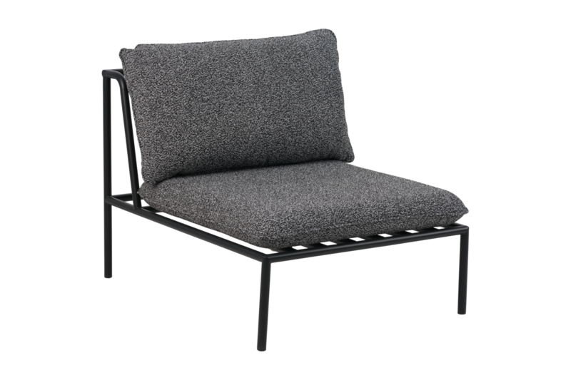 Collier center piece Black/Teddy Ant