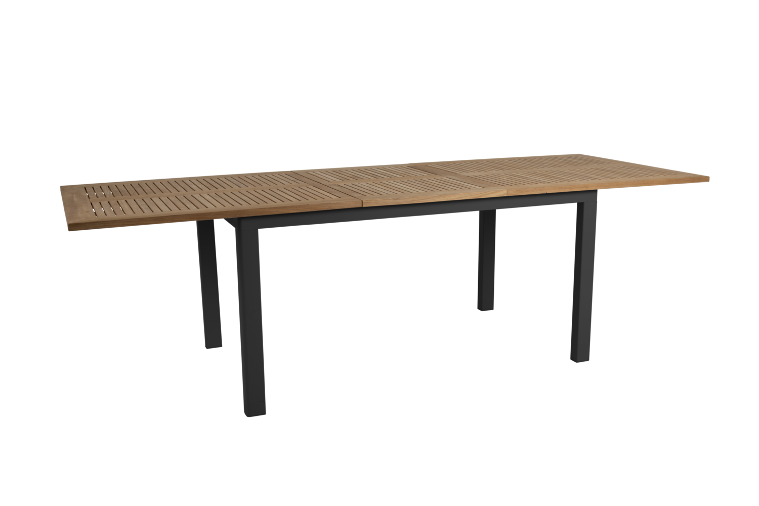 Lyon dining table Black/teak