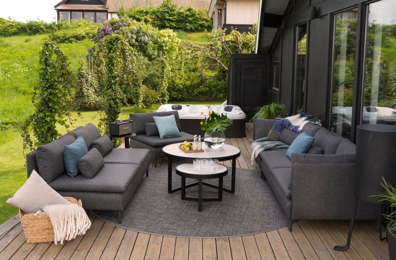 Callisto back cushion Black/Onyx