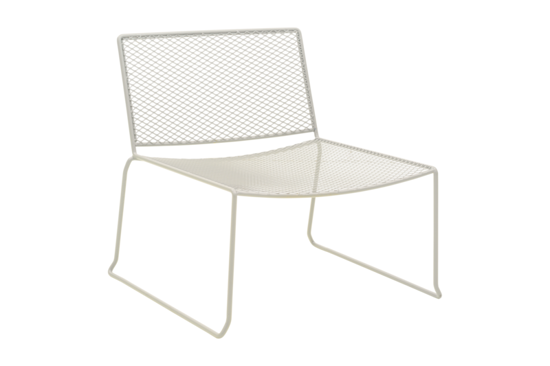 Haru lounge chair Pearl white
