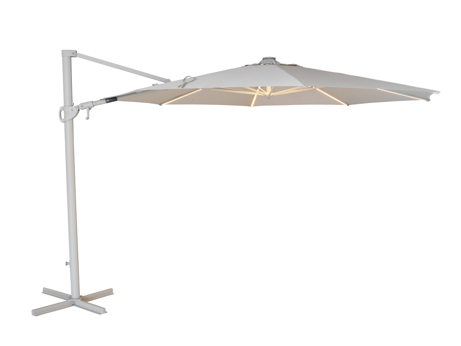 Cilento parasol Light Grey/Khaki
