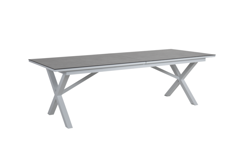 Hillmond dining table White/grey