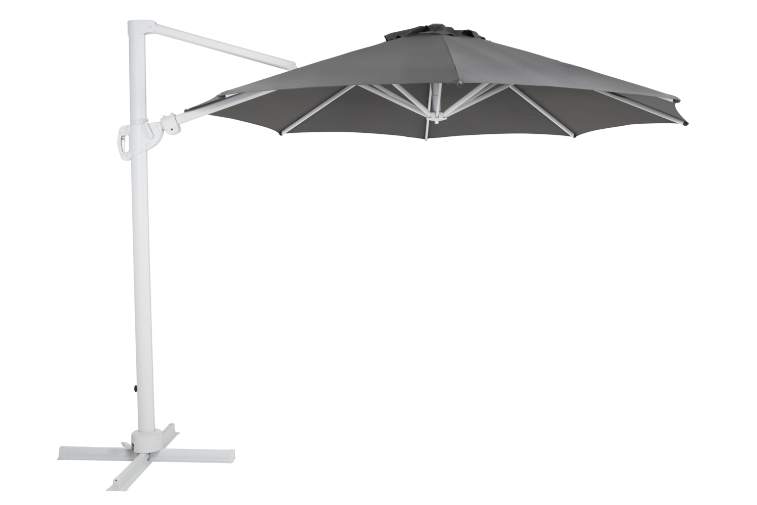 Varallo hanging parasol White/Grey