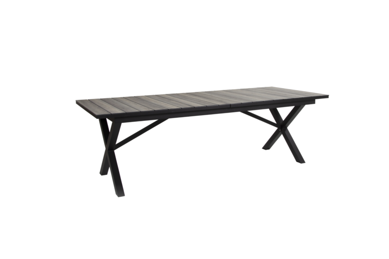 Hillmond dining table Black/Natural wood