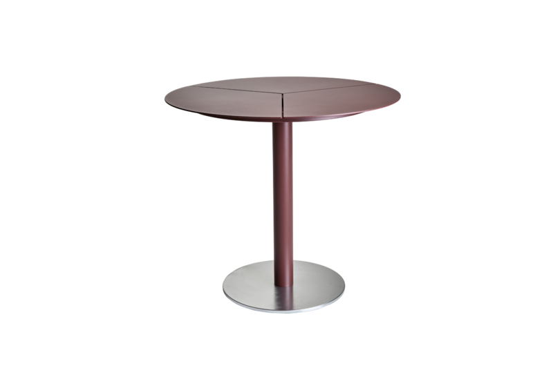 Peace café table Zin Red