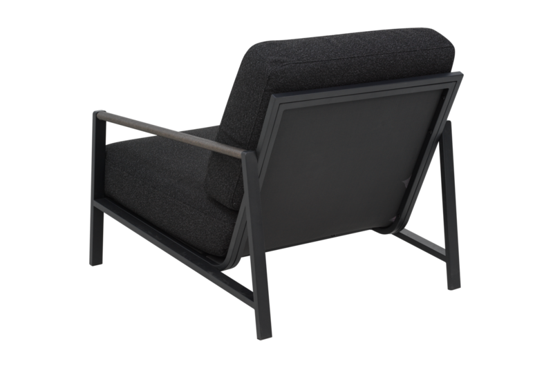 Lyra armchair Black/Teddy Black