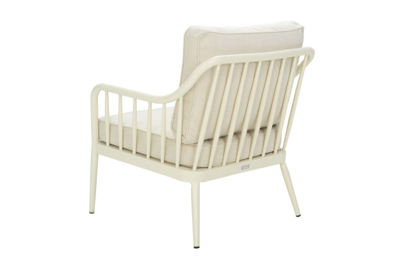 Coleville armchair Pearl White/Dot Beige