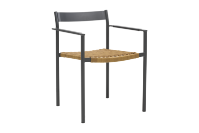 DK dining chair Anthracite/Natur