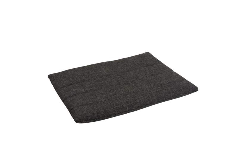 Gotland footstool cushion Black
