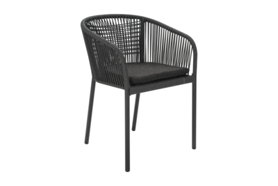 Delta armchair Black/Teddy Black