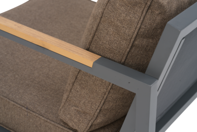 Cap set Anthracite/Brown