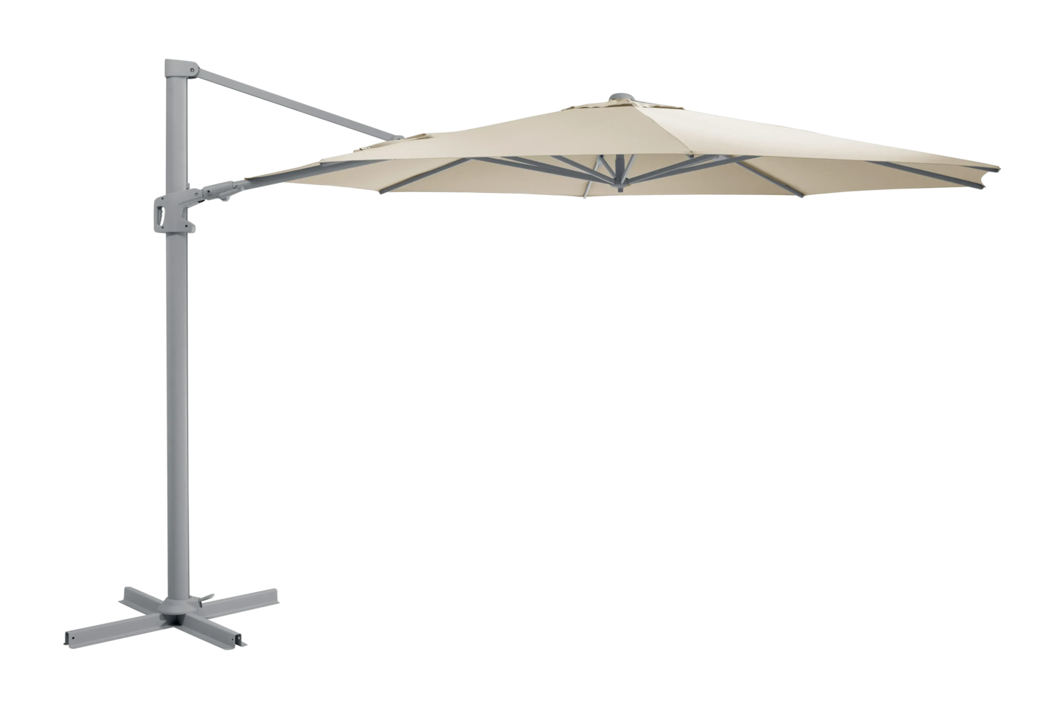 Vinovo hanging parasol Khaki/Light Grey